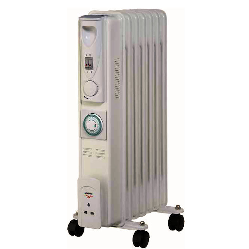Levante Slimline Oil Filled Radiator 1.5kW