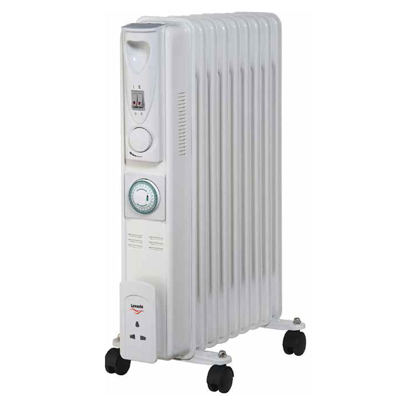Levante Slimline Oil Filled Radiator 2kW