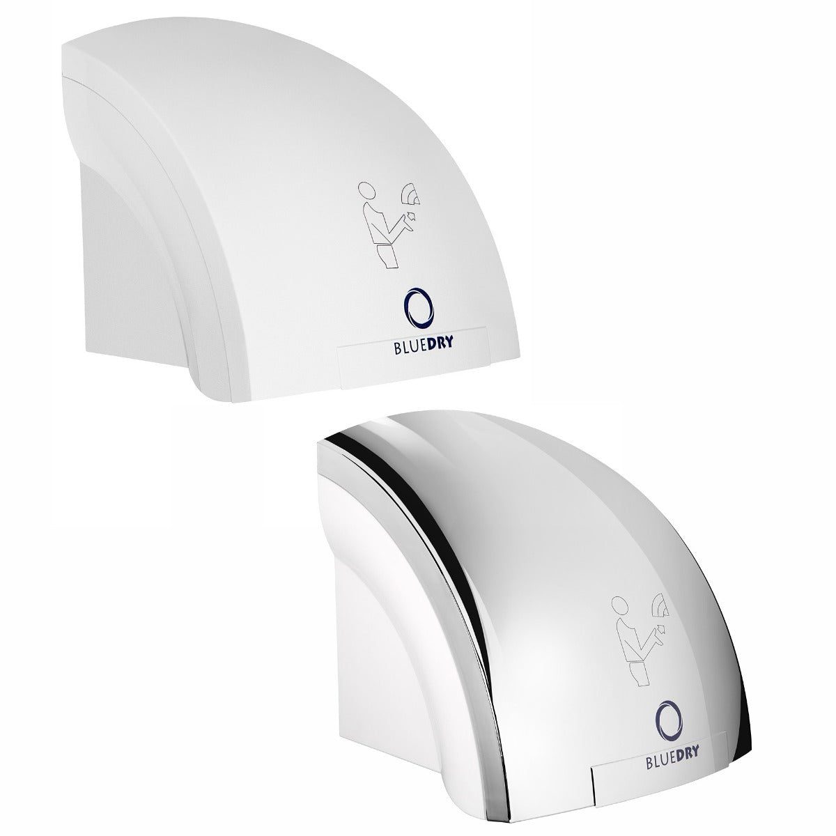 Low Cost Budget Hand Dryers in 2 Finishes