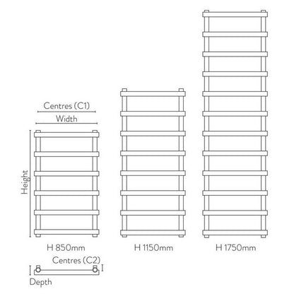 Izem Designer Towel Radiator
Technical