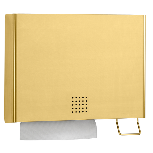 One Brass Combination Towel And Liquid Soap Dispenser, ME-120-FO