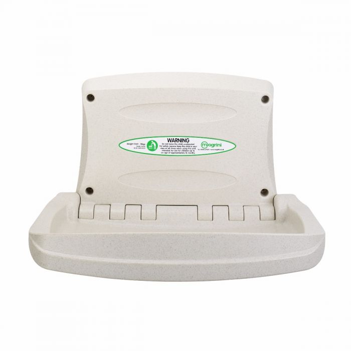 Horizontal Wall Mounted Baby Changing Unit Oatmeal
