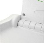 Horizontal Wall Mounted Baby Changing Unit Oatmeal Hinges