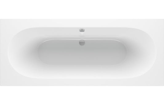 Delia Round Double Ended SUPERCAST 1800x800x550mm 0TH Bath w/Legs