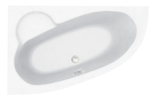 Lennox SUPERCAST 1500x950x600mm 0TH Offset Corner Bath w/Legs (LH)