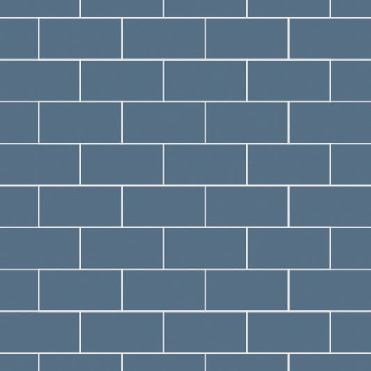 Multipanel Misty Blue Metro Tile Effect Shower Panels
