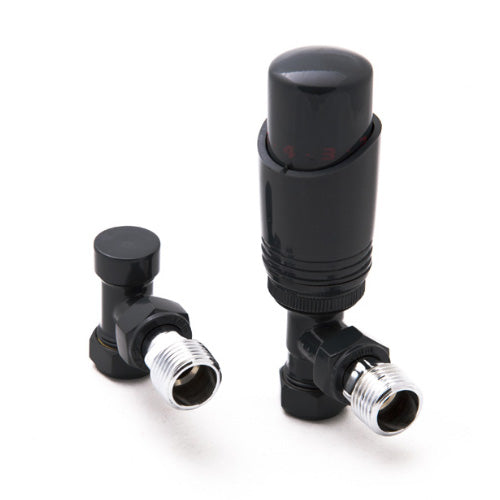 Modal TRV Angled Radiator Valves, Reina