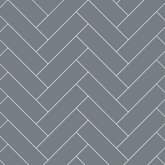 Multipanel Monument Grey Herringbone Tile Effect Shower Panels
