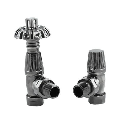 DQ Morgan TRV Radiator Valve Black Nickel