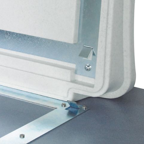 Counter Top Baby Changing Unit White Fleck Hinge