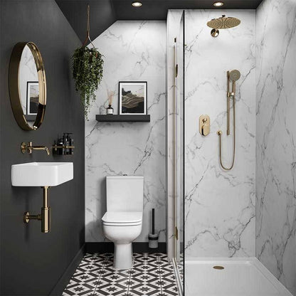 Multipanel Calacatta Marble Shower Panels
Bathroom 