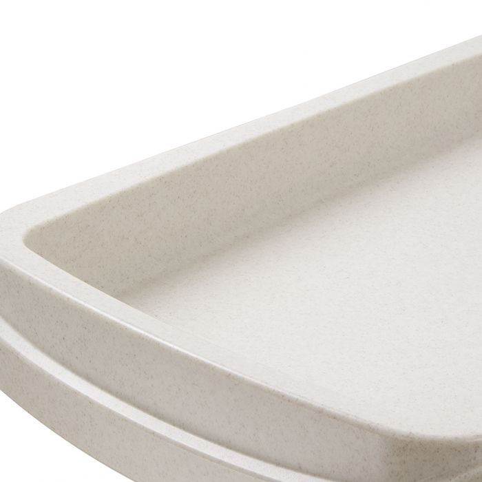 Vertical Wall Mounted Baby Changing Unit Oatmeal Base