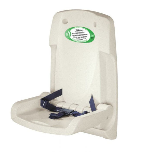 Magrini Wall Mounted Stay-Safe Baby Seat Oatmeal
