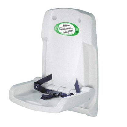 MAGRINI WALL MOUNTED STAY-SAFE BABY SEAT WHITE FLECK