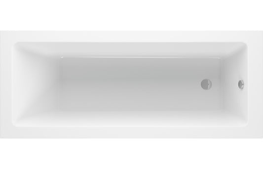 Emerson Square Single Ended 1700x700x550mm 0TH Bath w/Legs