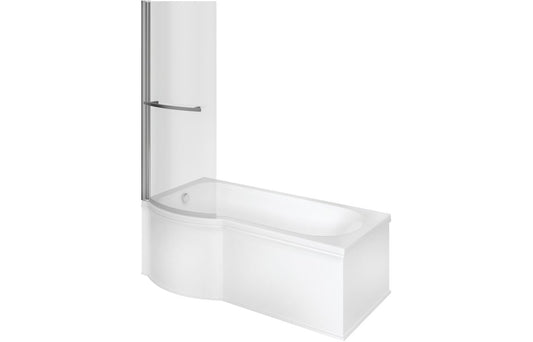 Sloan P Shape SUPERCAST 1700x850x560mm 0TH Bath w/Legs (LH)