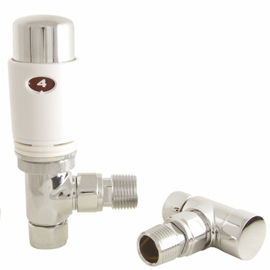 Essential Thermostatic Radiator Valve - White