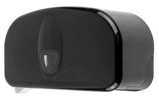 PlastiQline 2020 2 Roll Dispenser Black (Coreless Rolls)