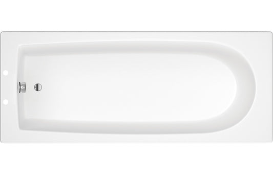 Ariella D Shape Single Ended 1700x700x550mm 2TH Bath w/Legs