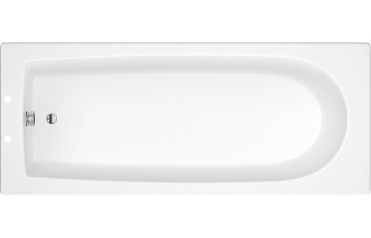 Ariella D Shape Single Ended SUPERCAST 1700x700x550mm 2TH Bath w/Legs