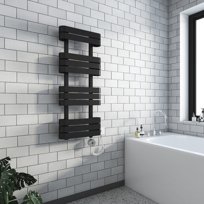 Electric Oasis Towel Radiator
1200mm Height
Black