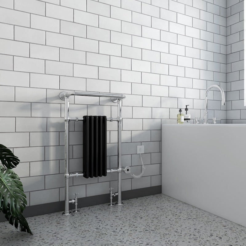 Oxford Electric Designer Towel Radiator Chrome Frame