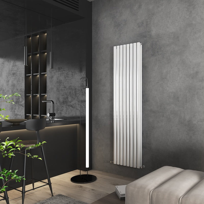 Nirvana Designer Vertical Double Radiator
White
Angled 