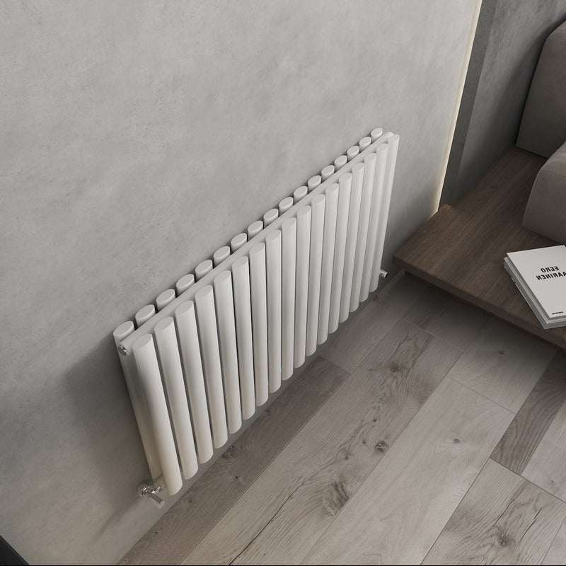Nirvana Designer Vertical Double Radiator
White
Angled 