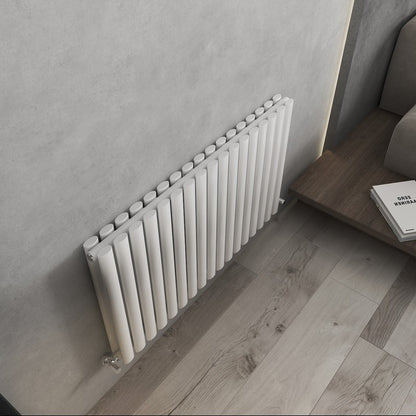 Nirvana Designer Vertical Double Radiator
White
Angled 