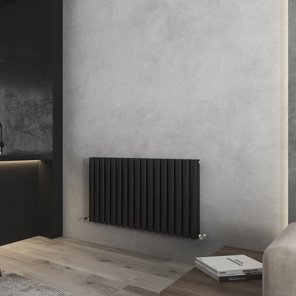 Nirvana Designer Vertical Double Radiator
Black 