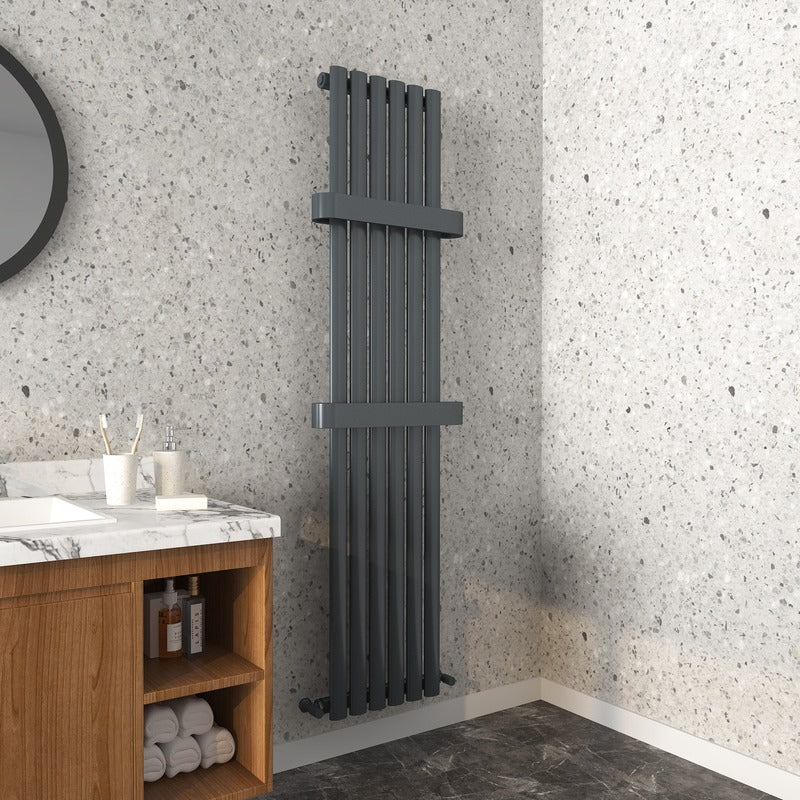 Nirvana Towel Rail 
Anthracite
Angled 