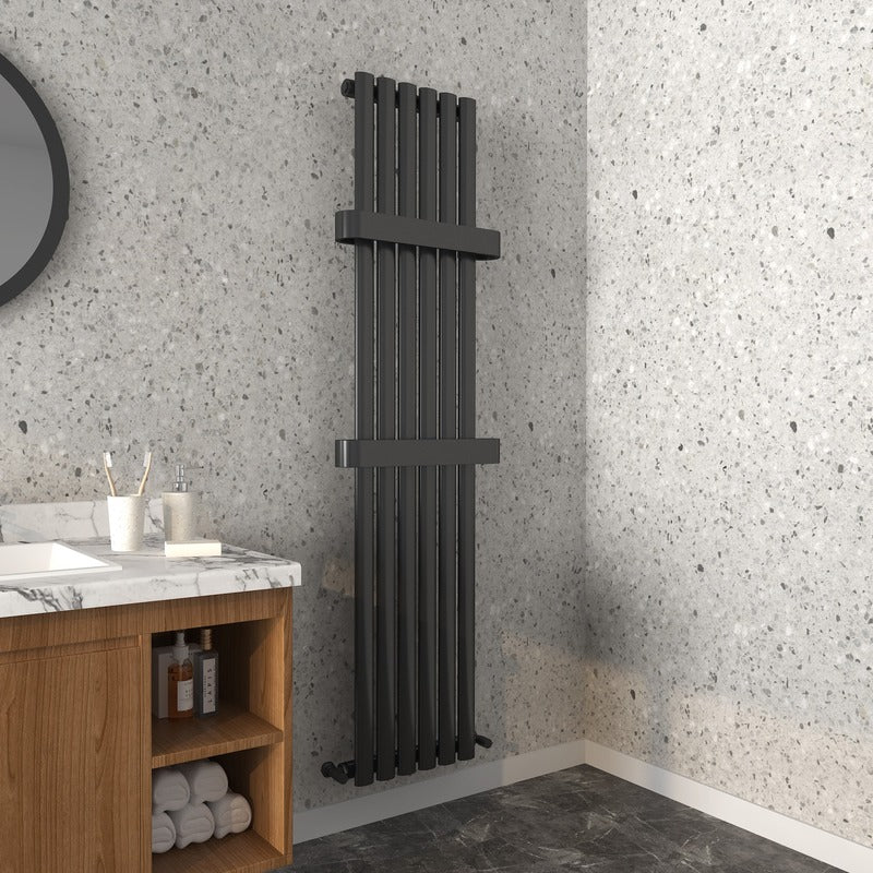 Nirvana Towel Rail 
Black
Angled 