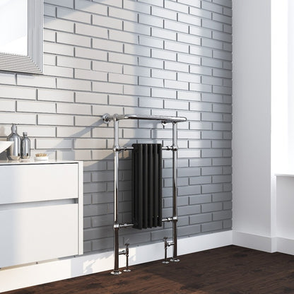 Oxford Towel Radiator – Chrome Frame
Black Columns
Angled 