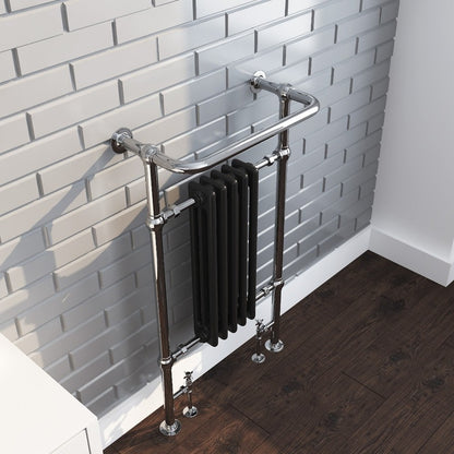 Oxford Towel Radiator – Chrome Frame
Black Columns
S-OXF-963X538X230-CHR-B