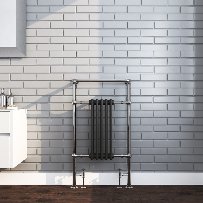 Oxford Towel Radiator – Chrome Frame
Black Columns