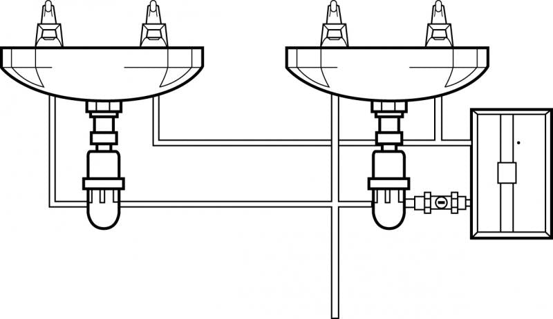 Redring Powerstream Instant water heater installation drawing