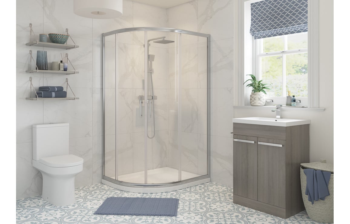 Callisto 1200x800mm 2 Door Offset Quadrant