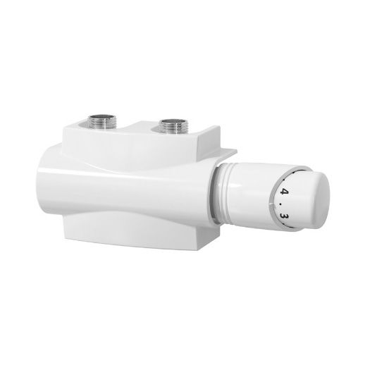 Modah Twin "H" Type Straight TRV Radiator Valve