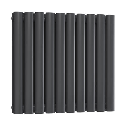 Reina Neval Horizontal Single Radiator Anthracite 600mm x 581mm
