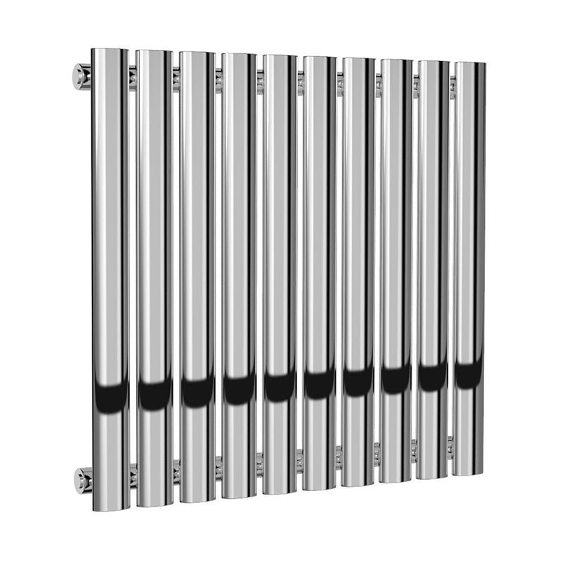 Reina Neval Horizontal Single Radiator Polished Chrome 600mm x 581mm
