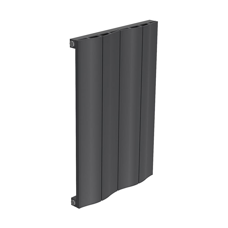 Reina Wave Horizontal Single Panel Radiator Anthracite 600mm x 412mm
