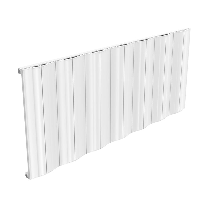 Reina Wave Horizontal Single Panel Radiator White 600mm x 1452mm
