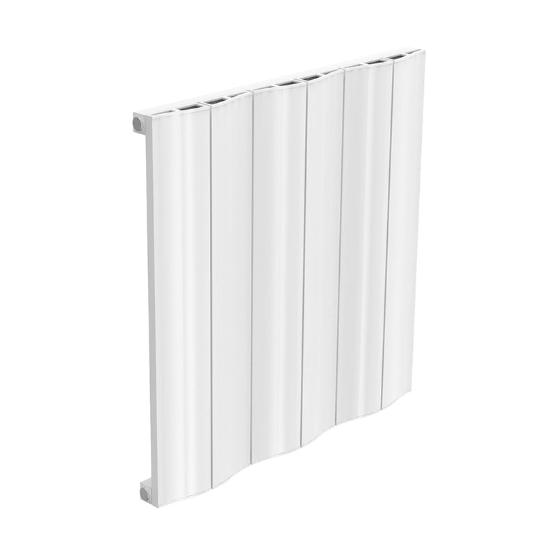 Reina Wave Horizontal Single Panel Radiator White 600mm x 620mm
