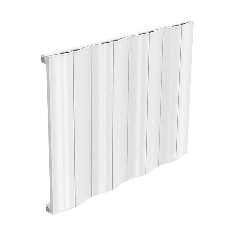 Reina Wave Horizontal Single Panel Radiator White 600mm x 828mm
