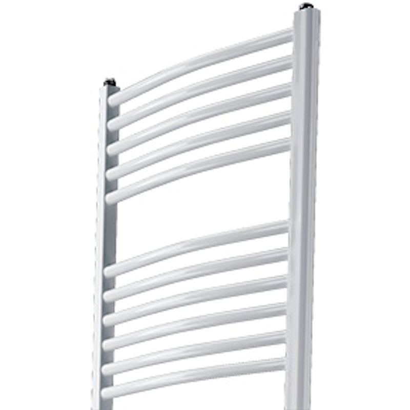 Richmond Electric Towel Radiator White Curved