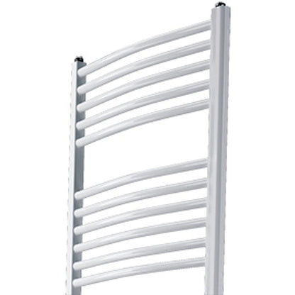 Richmond Electric Towel Radiator White Curved