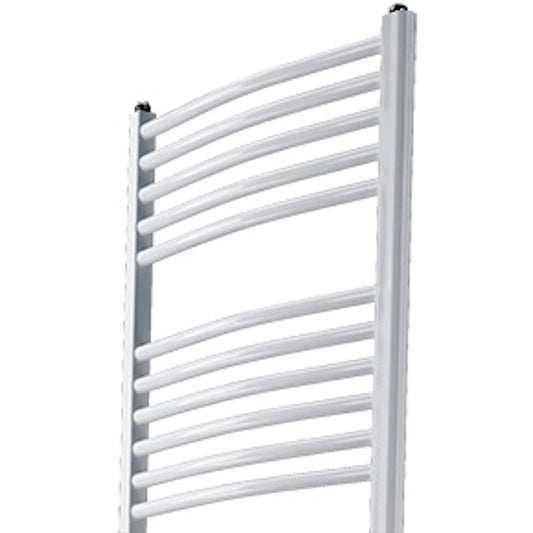 Richmond Electric Towel Radiator White Curved