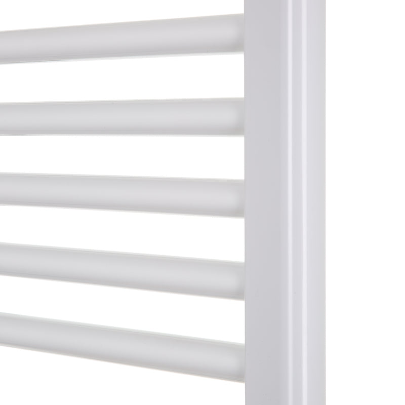 Delonghi White Richmond Electric Towel Radiator Straight