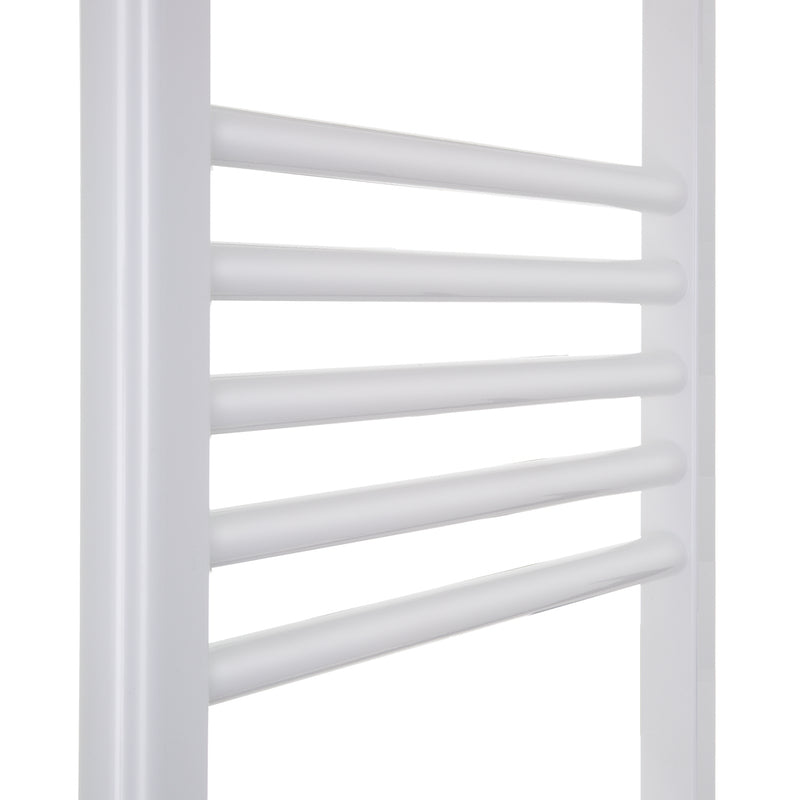 Delonghi White Richmond Electric Towel Radiator Straight