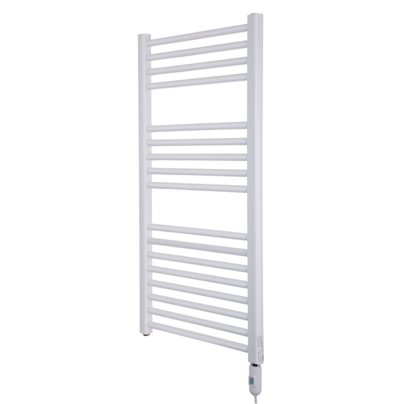 Delonghi White Richmond Electric Towel Radiator Straight